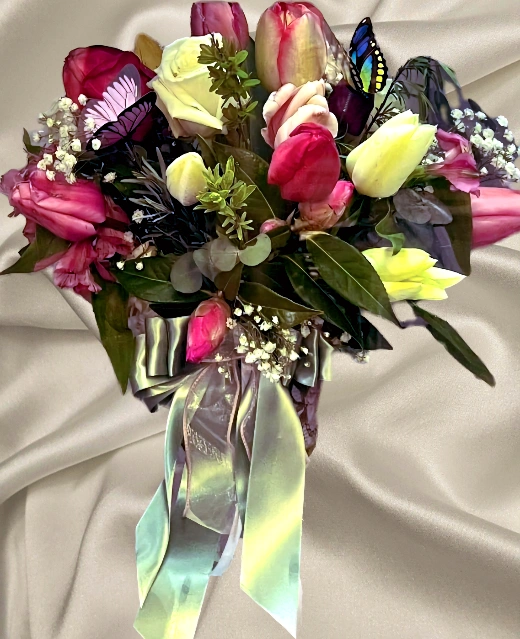 Sample wedding bouquet. Click to zoom in.